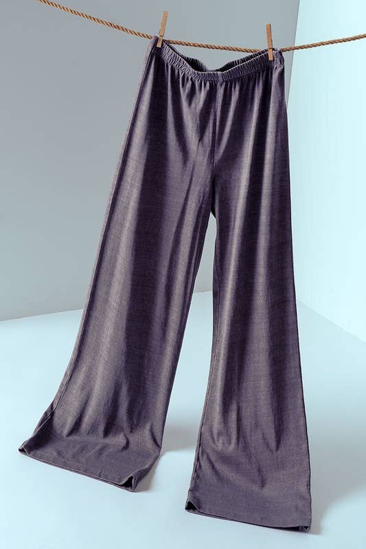 Vintage Wash Cotton Flare Yoga Pants