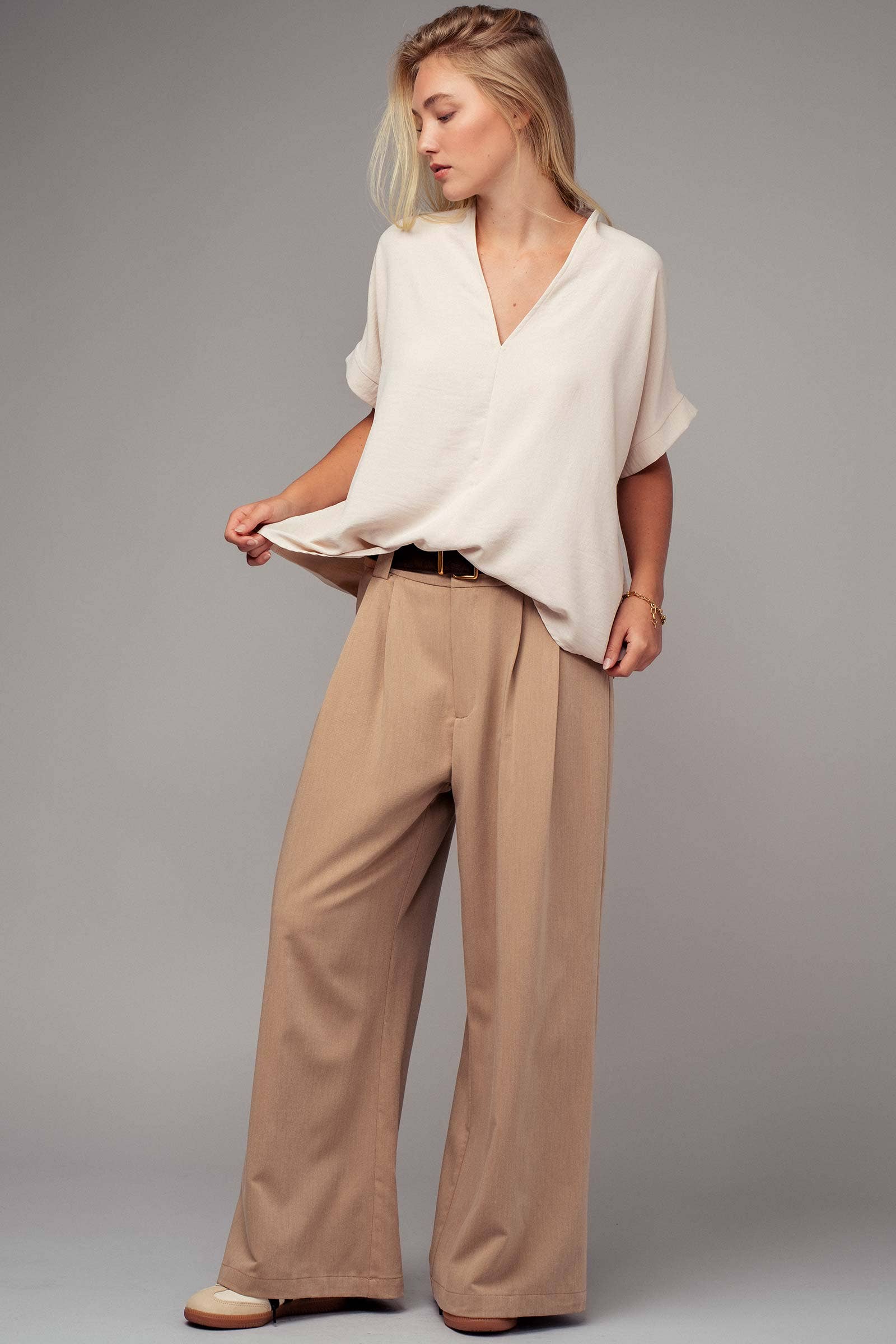 Breezy Airflow V-Neck Top