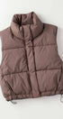 Urban Daizy Essential Puffer Down Vest with Adjustable Hem Black Outerwear Vest - Women's (UDZ-OT-00272) – alternate view 2