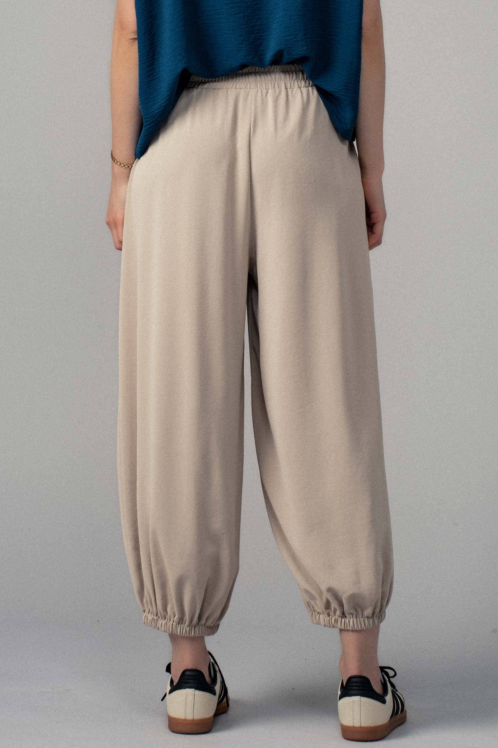 Boho Relaxed Fit Elastic Cuff Pants