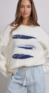 Seaside Sardine Oversized Summer Knit Sweater in IVORY - Women's Sweaters | Urban Daizy