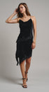 Evening Lace Velvet Cami Top in Black - Women's Tanks & Camis | Urban Daizy