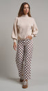 Soft Focus Mock Neck Sweater in Oatmeal - Women's Sweaters | Urban Daizy