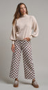 Soft Focus Mock Neck Sweater in Oatmeal - Women's Sweaters | Urban Daizy