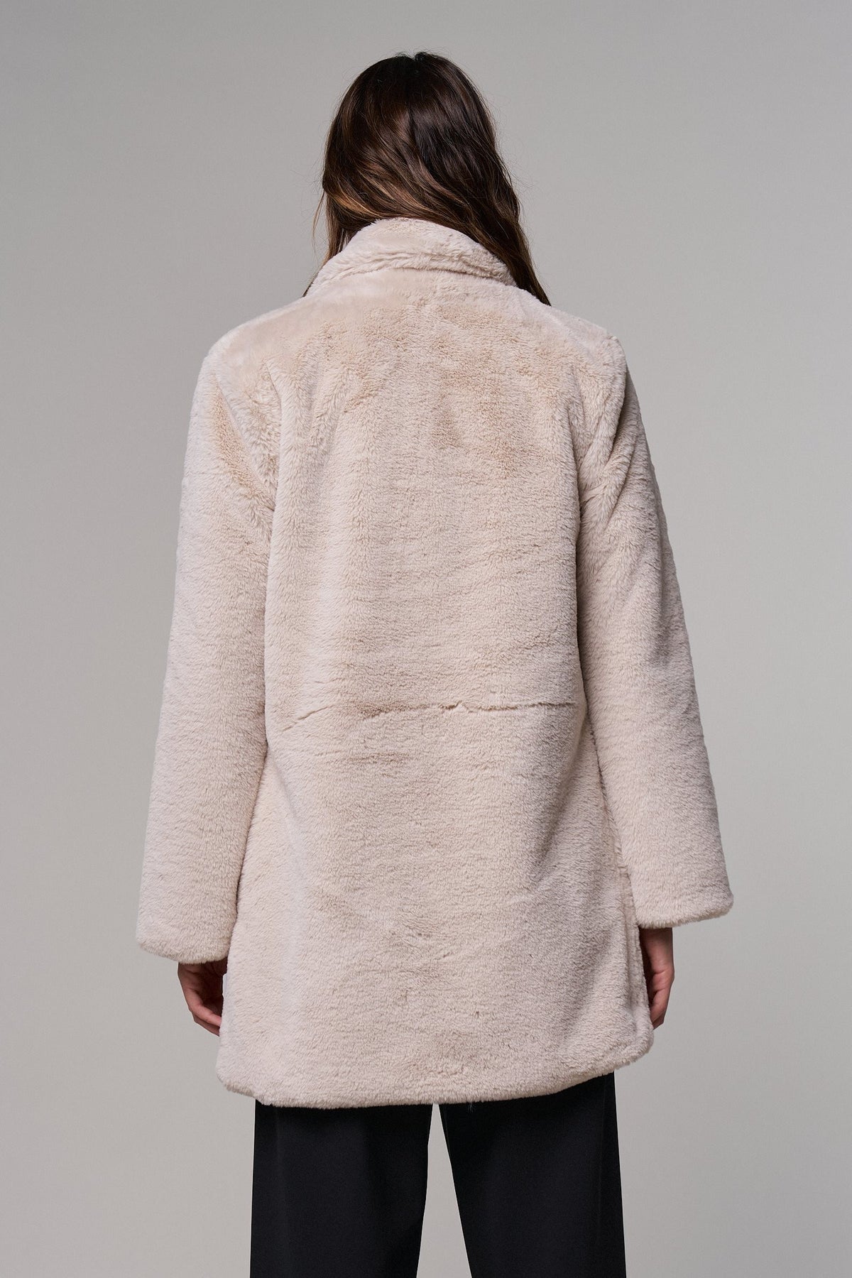 Winter Hush Faux Fur Coat in Tan - Women's Coats | Urban Daizy