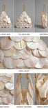Capiz Shell Disc Layered Wristlet Bag in As Is - Women's Fashion | Urban Daizy