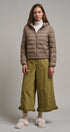 Crisp Air Hooded Puffer Jacket in Mocha - Women's Puffer Outerwear | Urban Daizy