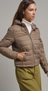 Crisp Air Hooded Puffer Jacket in Mocha - Women's Puffer Outerwear | Urban Daizy
