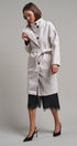 Quiet Luxe Napoleon Collar Coat in Ivory - Women's Coats | Urban Daizy