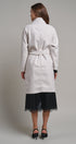Quiet Luxe Napoleon Collar Coat in Ivory - Women's Coats | Urban Daizy
