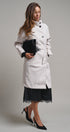 Quiet Luxe Napoleon Collar Coat in Ivory - Women's Coats | Urban Daizy