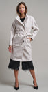 Quiet Luxe Napoleon Collar Coat in Ivory - Women's Coats | Urban Daizy