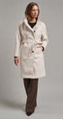 Quiet Luxe Napoleon Collar Coat in Oatmeal - Women's Coats | Urban Daizy