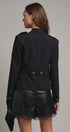 Cadet Charm Napoleon Jacket in Black - Women's Jackets & Blazers | Urban Daizy