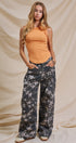 Statement Star Print Wide Leg Pants in Print - Women's Pants | Urban Daizy
