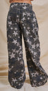 Statement Star Print Wide Leg Pants in Print - Women's Pants | Urban Daizy