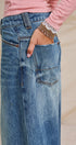 Vintage Wash Cropped Wide-Leg Denim Jeans in Denim - Women's Pants | Urban Daizy