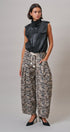 Vintage Wash Leopard Print Barrel Pants in Camo - Women's Casual Pants | Urban Daizy