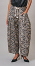 Vintage Wash Leopard Print Barrel Pants in Camo - Women's Casual Pants | Urban Daizy