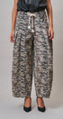 Vintage Wash Leopard Print Barrel Pants in Camo - Women's Casual Pants | Urban Daizy