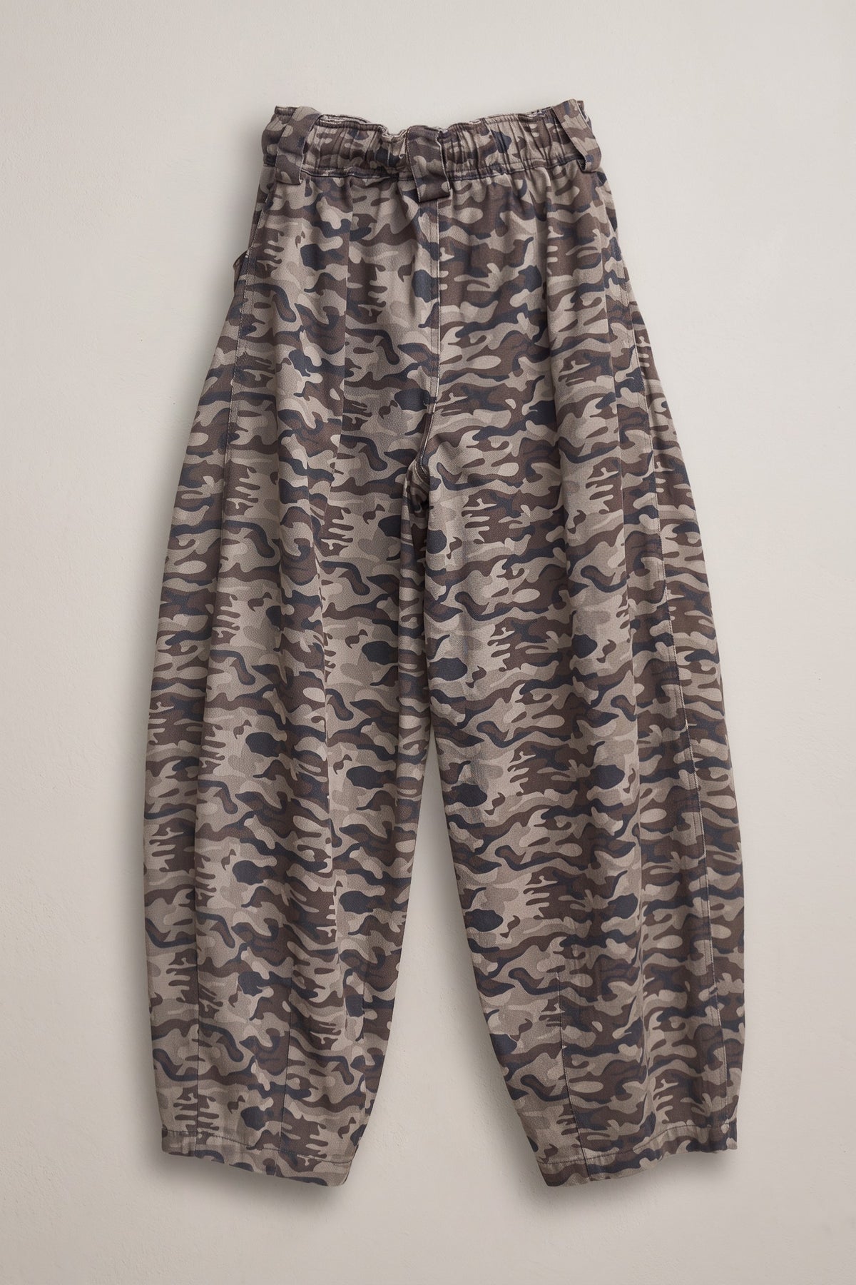 Vintage Wash Leopard Print Barrel Pants in Camo - Women's Casual Pants | Urban Daizy