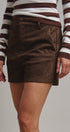 Soft Focus Faux Suede Shorts in Choco Brown - Women's Casual Shorts | Urban Daizy