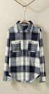 Brushed Plaid Flannel Western Button Up in Black - Women's Shirts & Blouses | Urban Daizy