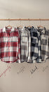 Brushed Plaid Flannel Western Button Up in Black - Women's Shirts & Blouses | Urban Daizy