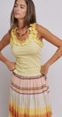 Sweet Ruffle Muse Tank in Butter Yellow - Women's Tops | Urban Daizy