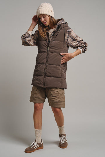 Cold Front Hooded Puffer Vest