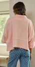 Soft Focus Gauze Button Down Shirt in Pink - Women's Shirts & Blouses | Urban Daizy