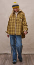 Oversized Plaid Flannel Button Down Shacket in Mustard - Women's Shirts & Blouses | Urban Daizy