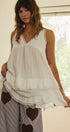 Sunday Soft Lace Babydoll Tank in Ivory - Women's Tunics | Urban Daizy