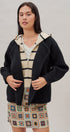 Double Breasted Pea Coat in Black - Women's Coats | Urban Daizy