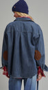 Classic Button-Up Denim Jacket in Denim - Women's Denim Jackets | Urban Daizy