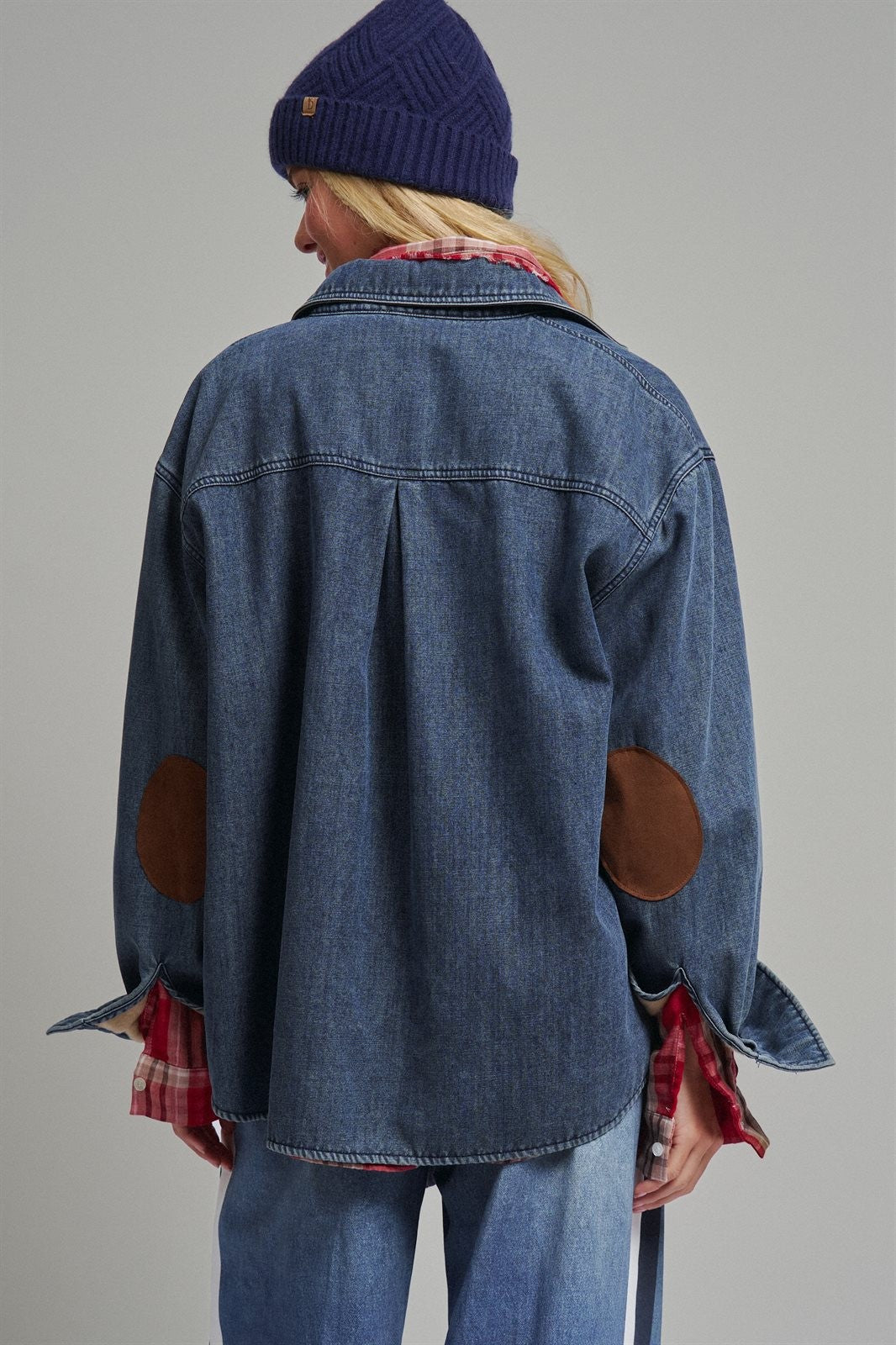Classic Button-Up Denim Jacket in Denim - Women's Denim Jackets | Urban Daizy