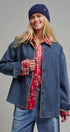 Classic Button-Up Denim Jacket in Denim - Women's Denim Jackets | Urban Daizy