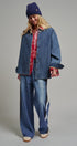 Classic Button-Up Denim Jacket in Denim - Women's Denim Jackets | Urban Daizy