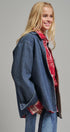 Classic Button-Up Denim Jacket in Denim - Women's Denim Jackets | Urban Daizy