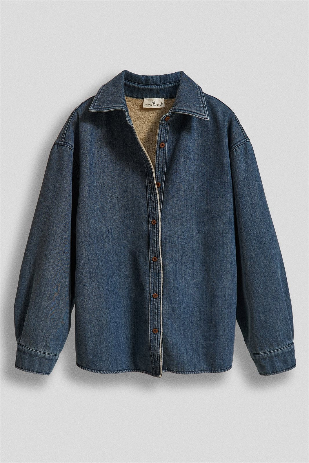 Classic Button-Up Denim Jacket in Denim - Women's Denim Jackets | Urban Daizy