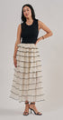 Contrast Trim Tiered Ruffle Maxi Dress in Black - Women's Cocktail Dresses | Urban Daizy