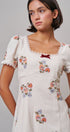 Heirloom Embroidered Mini Dress in Ivory - Women's Casual Dresses | Urban Daizy