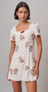 Heirloom Embroidered Mini Dress in Ivory - Women's Casual Dresses | Urban Daizy