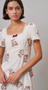 Heirloom Embroidered Mini Dress in Ivory - Women's Casual Dresses | Urban Daizy