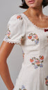 Heirloom Embroidered Mini Dress in Ivory - Women's Casual Dresses | Urban Daizy