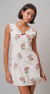 Wildflower Embroidered Mini Dress in Ivory - Women's Casual Dresses | Urban Daizy