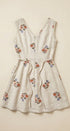 Wildflower Embroidered Mini Dress in Ivory - Women's Casual Dresses | Urban Daizy