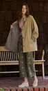 Gingham Lined Oversized Car Coat in Camel - Women's Jackets & Blazers | Urban Daizy