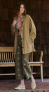 Gingham Lined Oversized Car Coat in Grey - Women's Jackets & Blazers | Urban Daizy