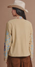 Embroidered Corduroy Folk Floral Jacket in Khaki - Women's Fashion | Urban Daizy